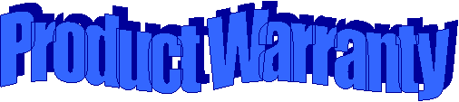 Product Warranty